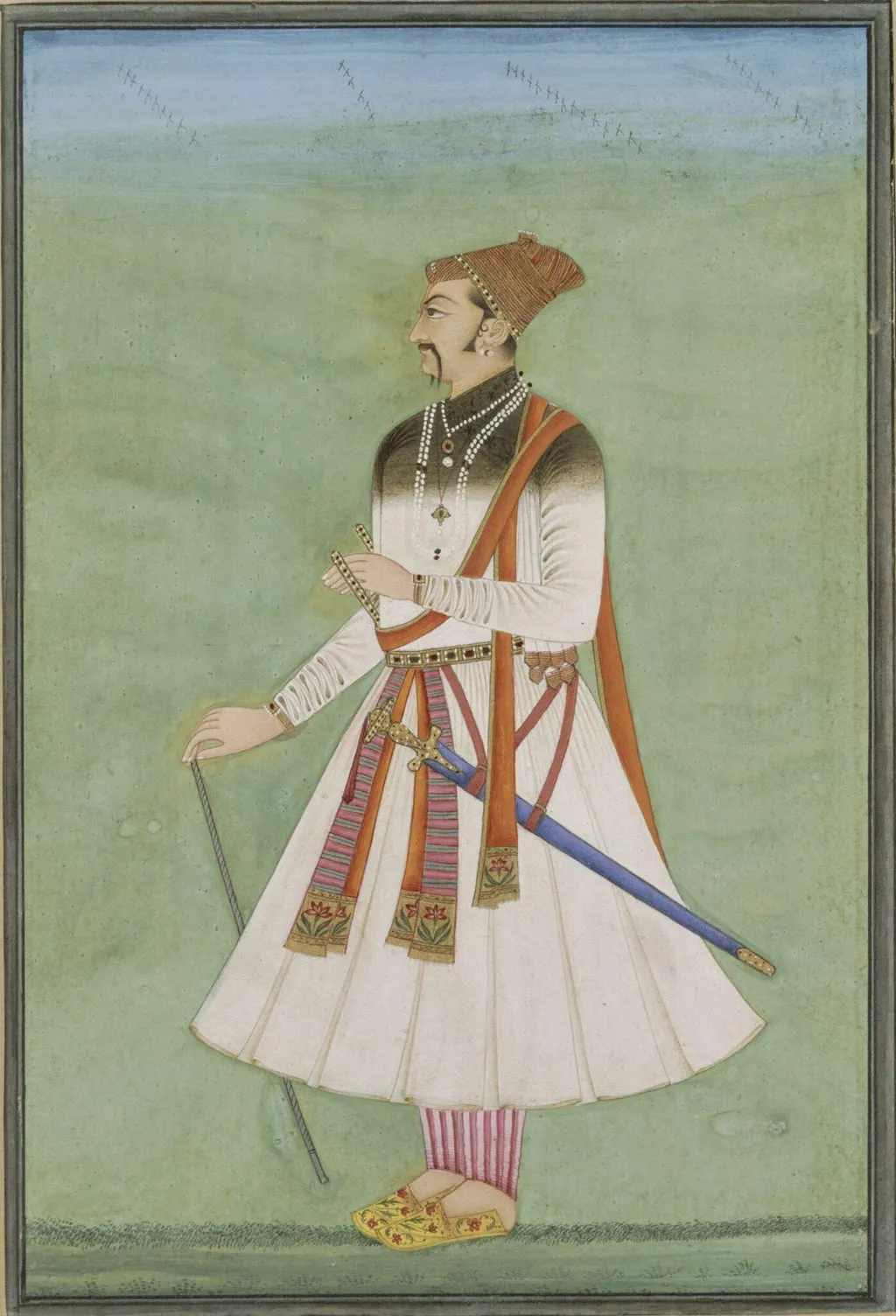 Raja Rawal Sabal Singh Bhatti, by Unknown, paint, 1690