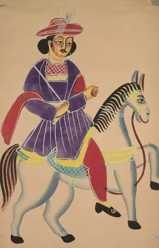 Raja Riding a Horse, by Unknown