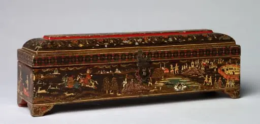 Rajput Box with Various Scenes, by Unknown