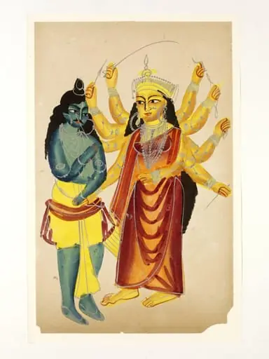 Rama and Durga, by Unknown