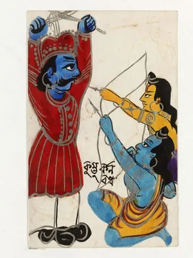 Rama and Kumbhakama, by Unknown