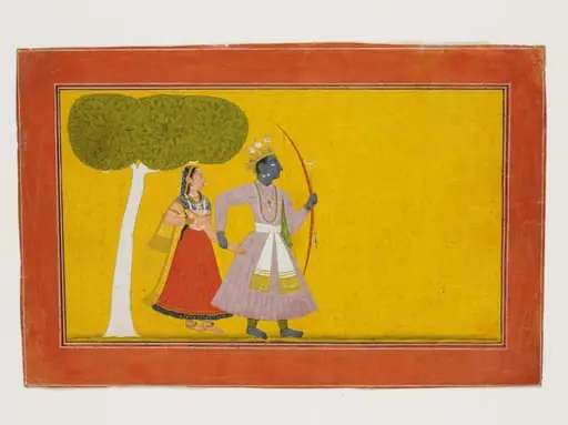 Rama and Sita, by Unknown
