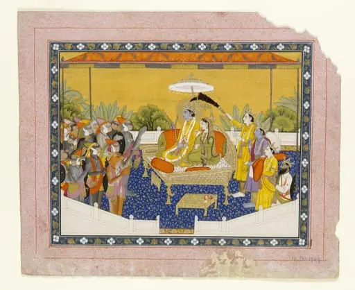 Rama and Sita, by Unknown