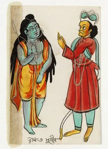 Rama and Sugriva, by Unknown