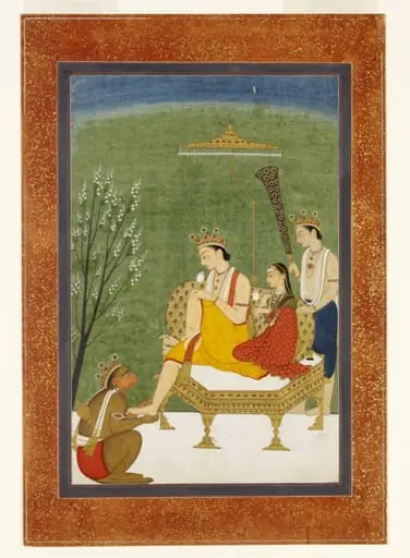 Rama, Sita and Hanuman, by Unknown