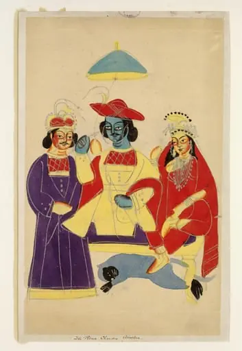 Rama, Sita, Hanuman and Lakshmana, by Unknown