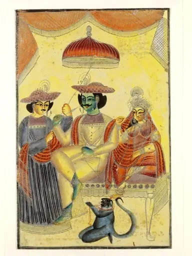 Rama, Sita, Lakshmana and Hanuman, by Unknown