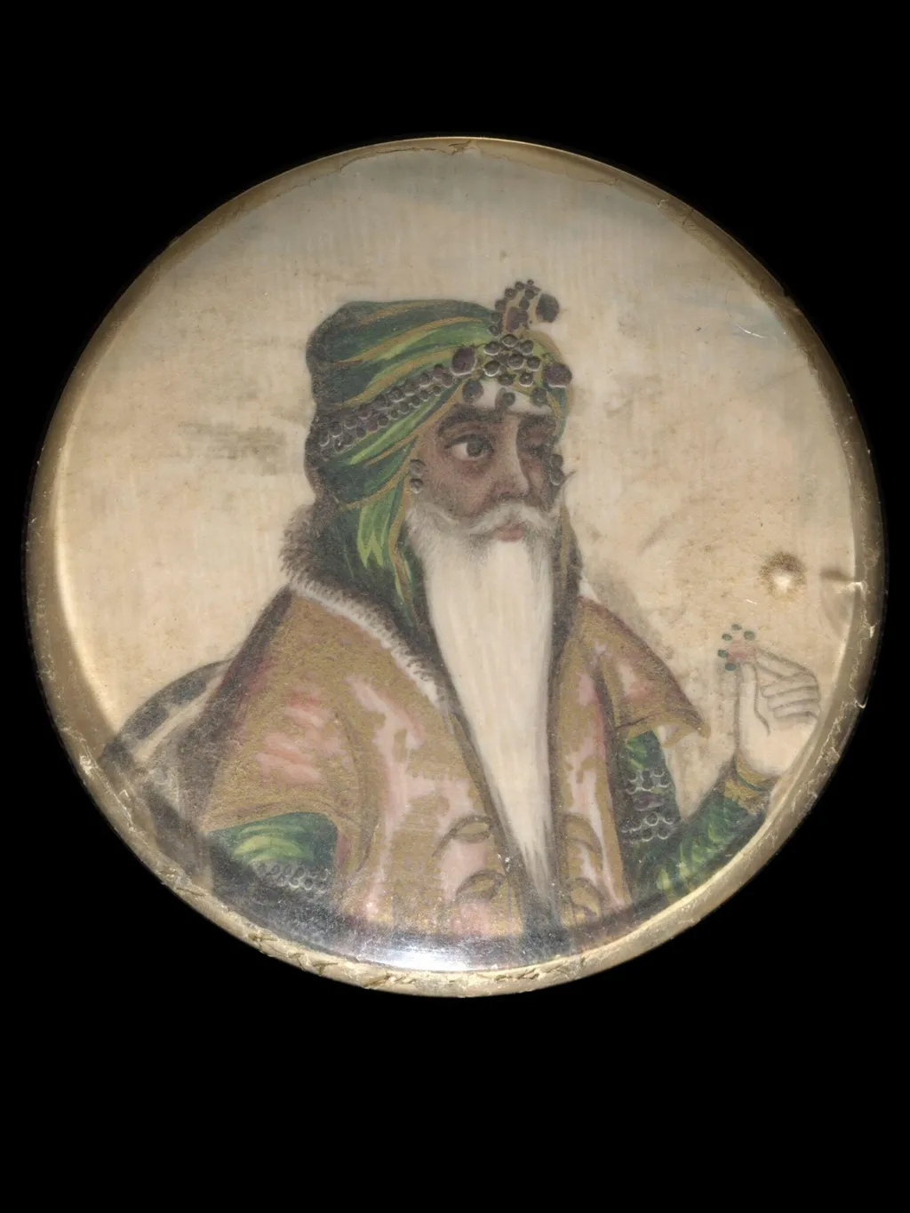 Ranjit Singh, by Unknown, paint, 1850