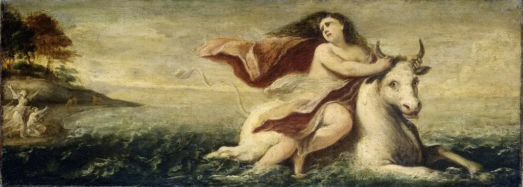Rape of Europa, by Unknown