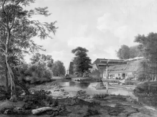 Rassdorfs papirværk mellem Preetz og Plön i Holsten, by Unknown