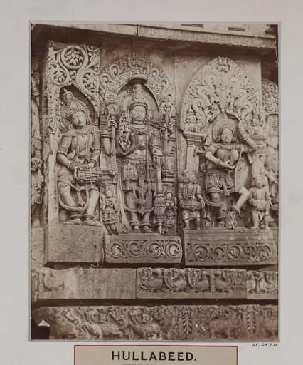 Relief sculpture of the great temple at Halebid, by Unknown