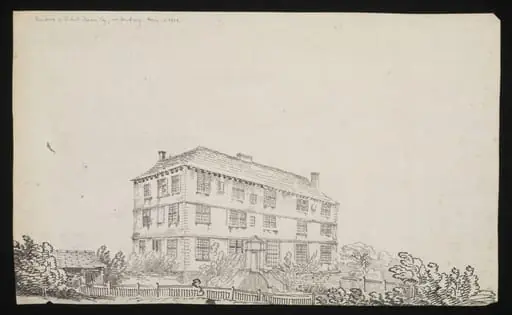 Residence of Richard Dann, Esq., at Hackney, by Unknown