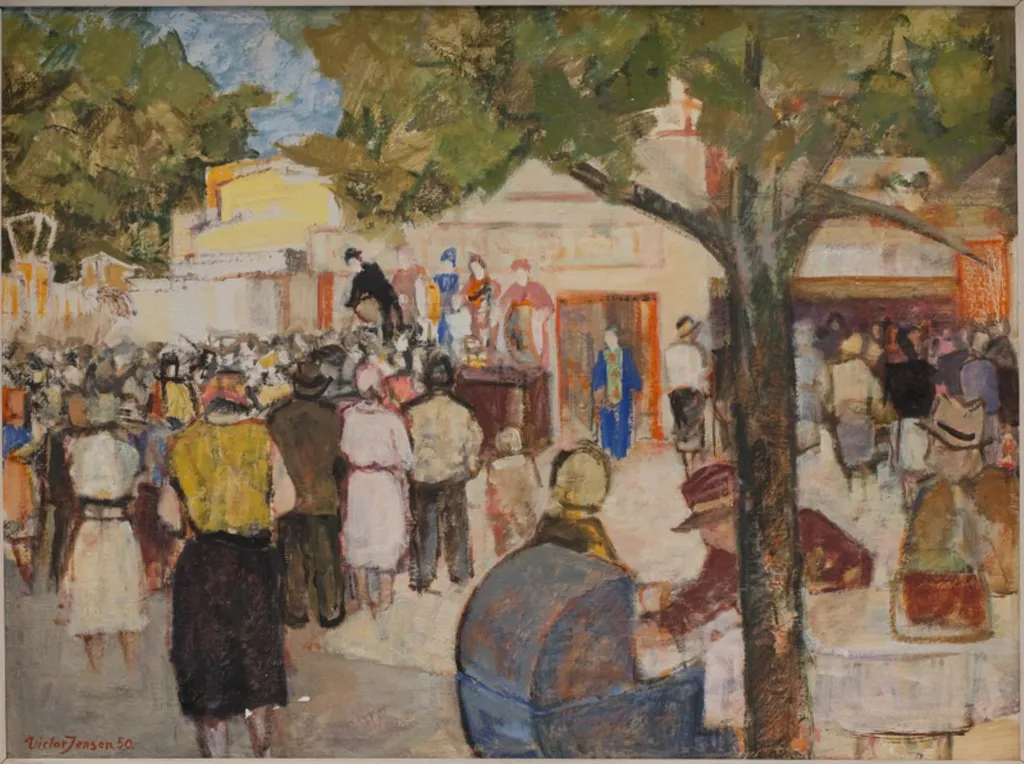 Resort in the Deerpark, by Unknown, 1950