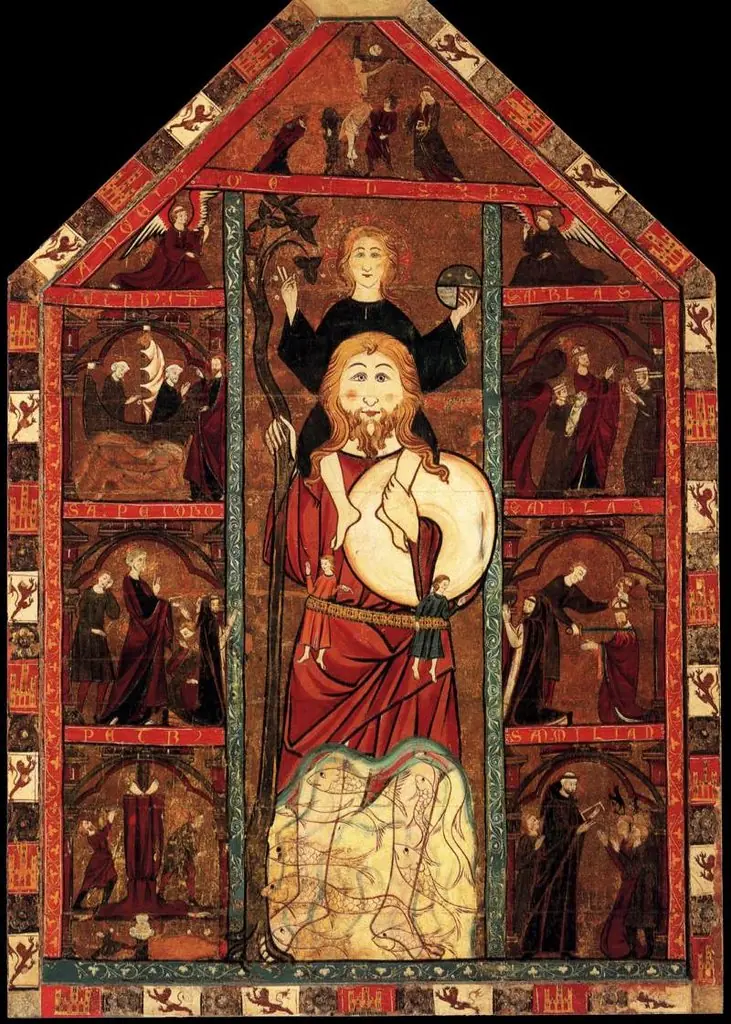 Retable of St Christopher, by Unknown