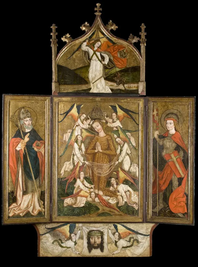 Retabulum ołtarzowe z kościoła w Moszczenicy Niżnej koło Starego Sącza., by Unknown
