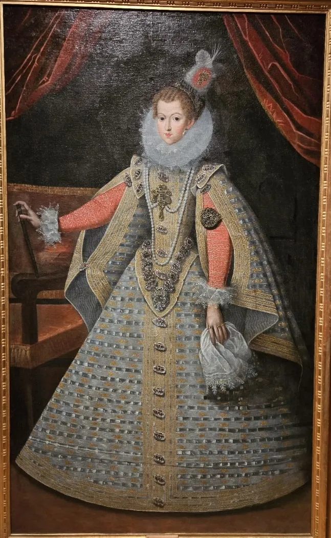 Retrato da Infanta Maria de Áustria, by Unknown, unspecified, 1621