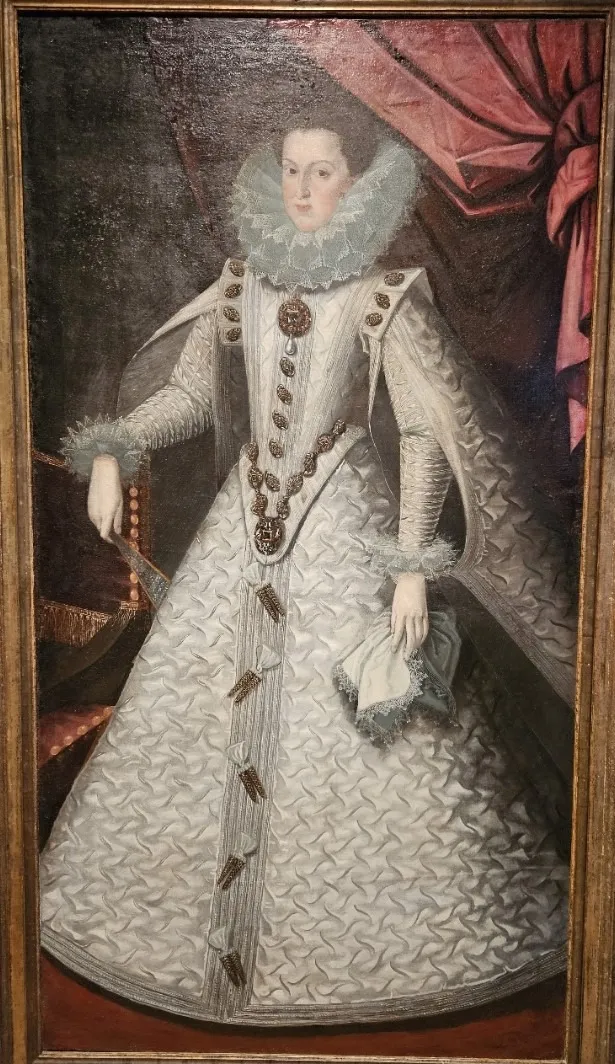 Retrato da Rainha Margarida de Áustria, by Unknown, unspecified, 1700