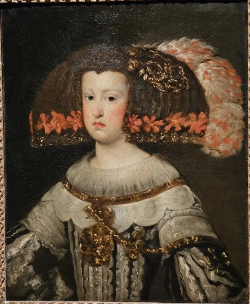 Retrato da Rainha Mariana de Áustria, by Unknown, unspecified, 1652