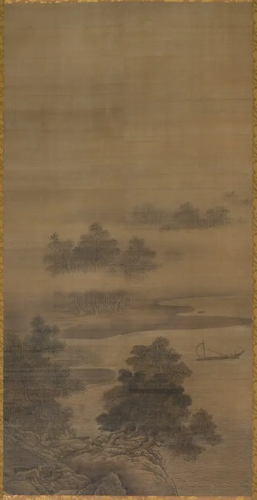 Returning Sails off a Distant Shore, from Eight Views of Xiao-Xiang, by Unknown