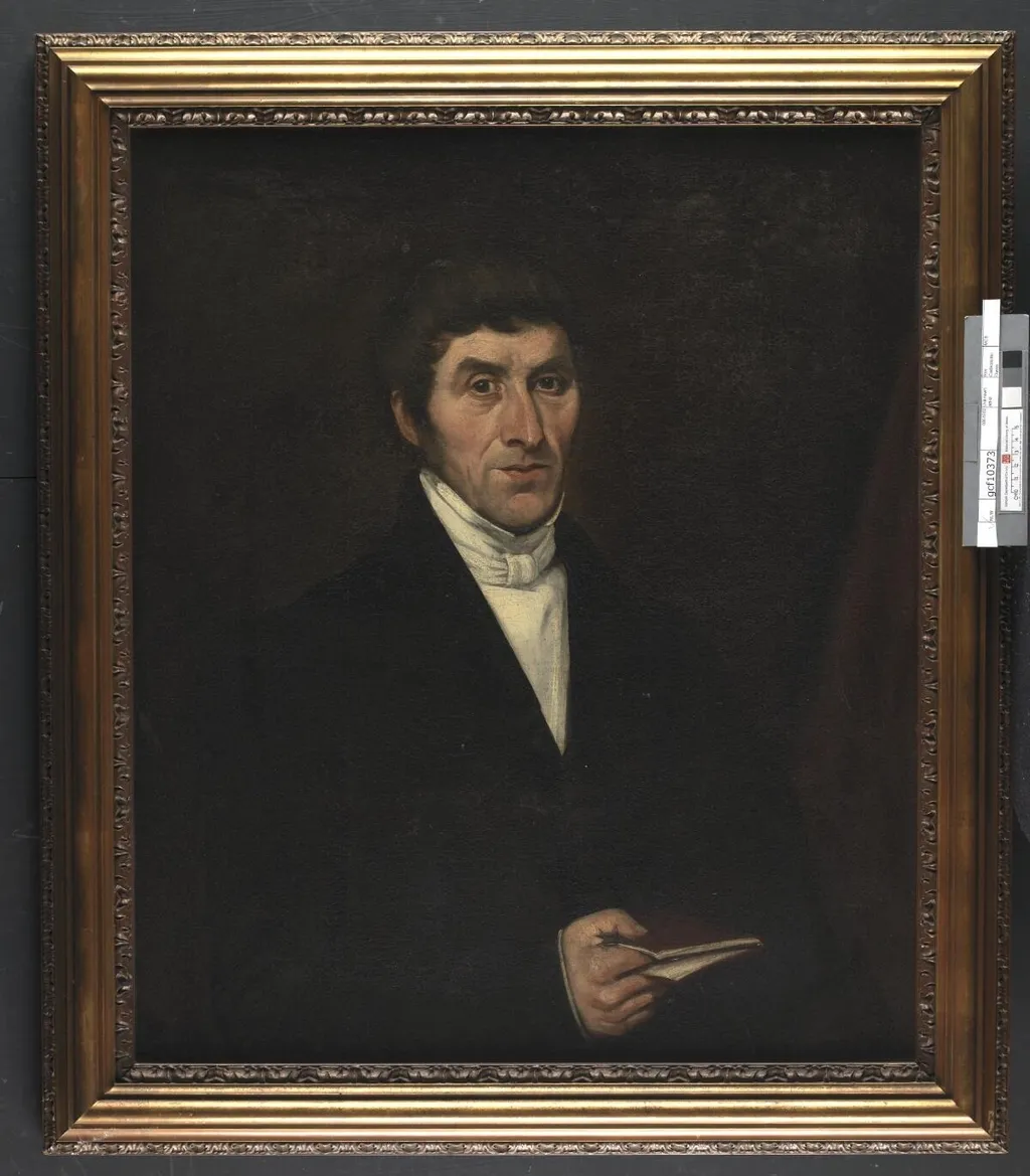 Rev. Cadwalader Owen, Dolwyddelan, by Unknown, oil, 1860