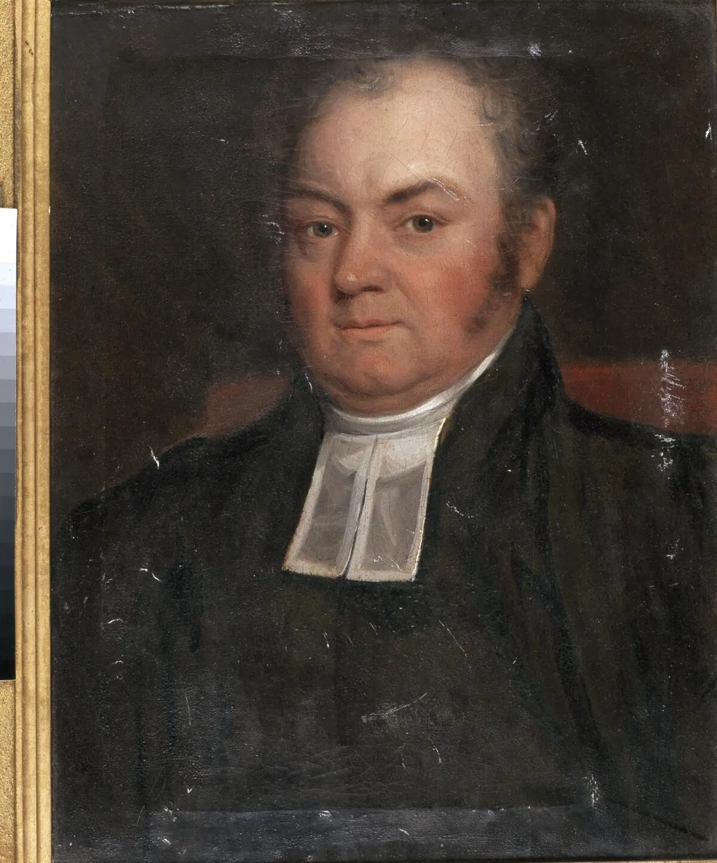 Rev Matthew Worthington (1732-1797), by Unknown, oil, 1770