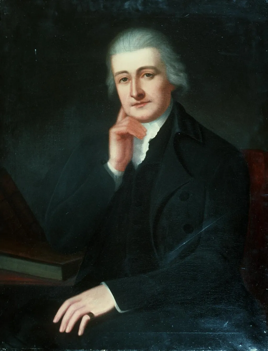Rev Thomas Thirlwall of Bowers Gifford, by Unknown, oil, 1790