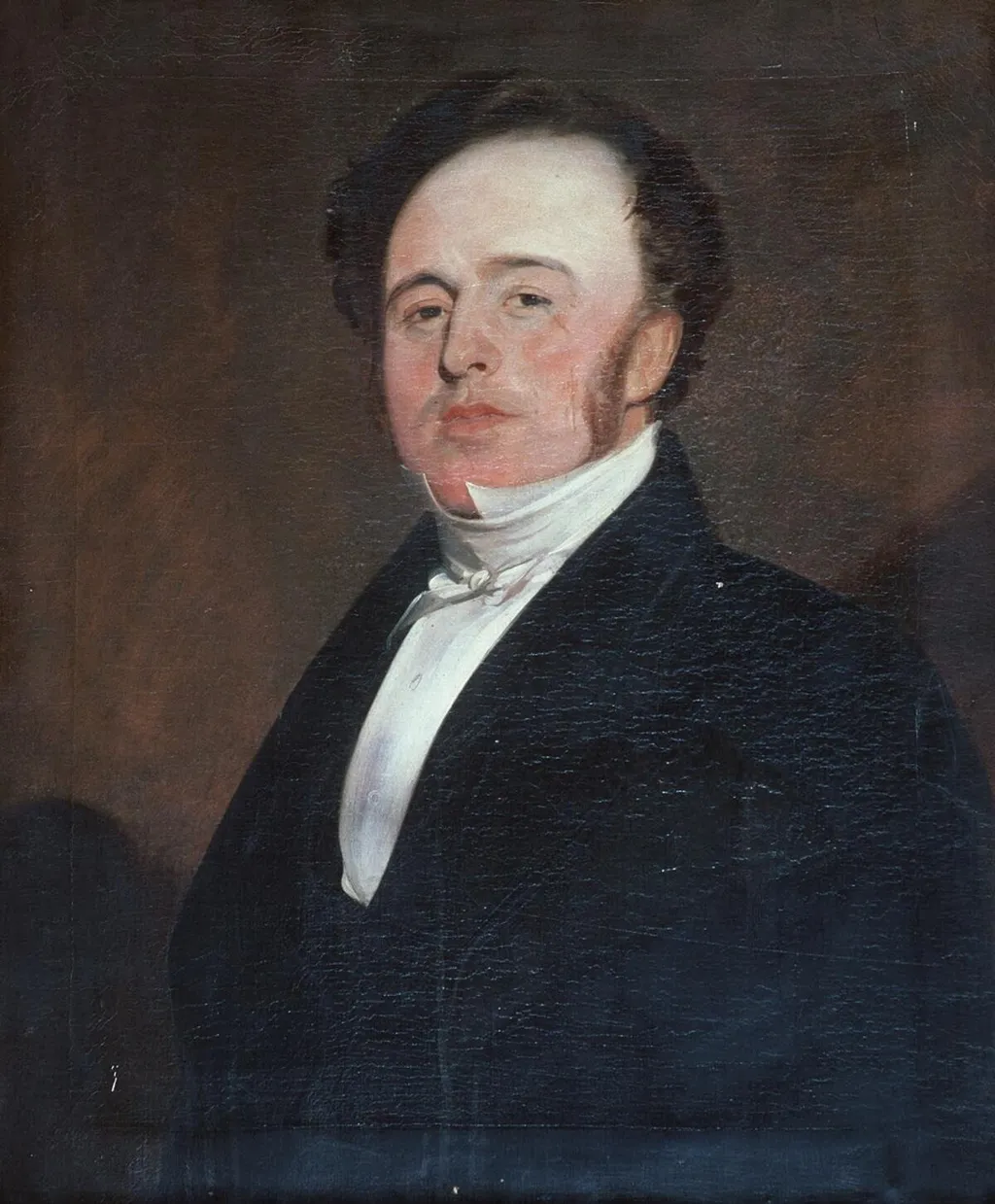 Revd. Principal David Lloyd M.A., Ll.D, by Unknown, oil, 1870