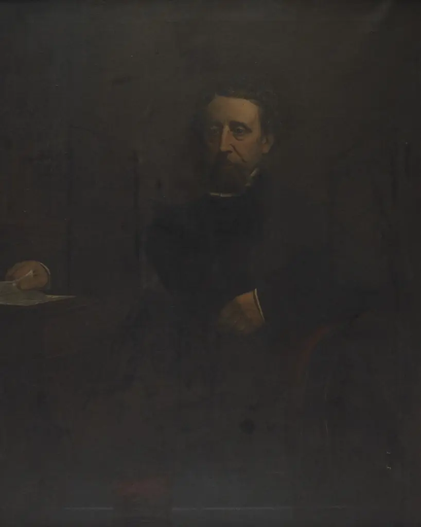 Reverend John Davies, Cardiff, 1823-1874, by Unknown