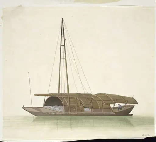 Rice-Selling Barge, by Unknown