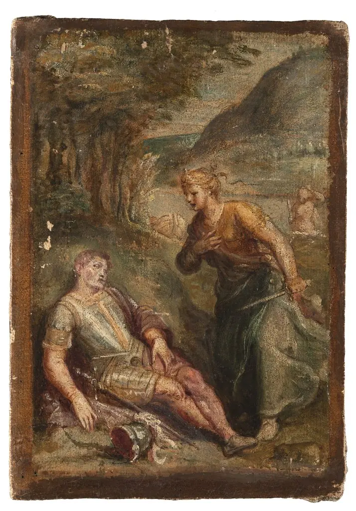 Rinaldo och Armida, by Unknown
