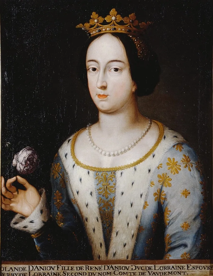Ritratto di Iolanda d'Angiò, by Unknown, oil, 1650