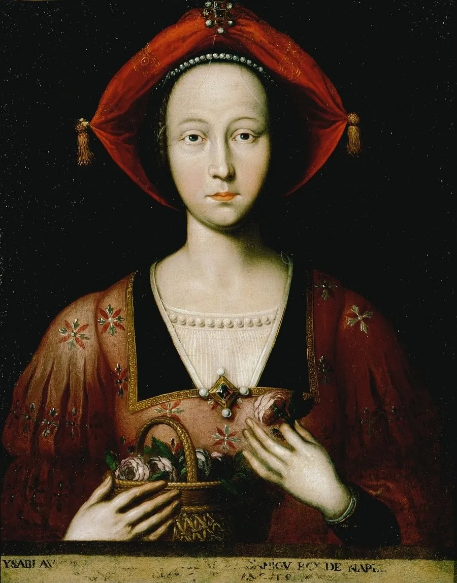Ritratto di Isabella di Lorena, by Unknown, oil, 1650