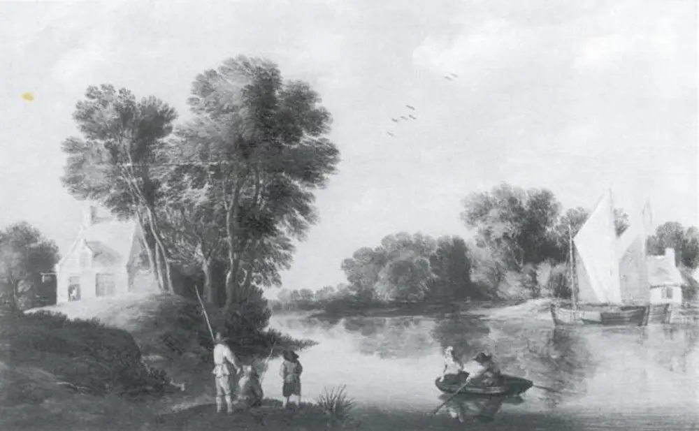 River Landscape, by Unknown