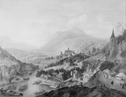 River Scenery, by Unknown
