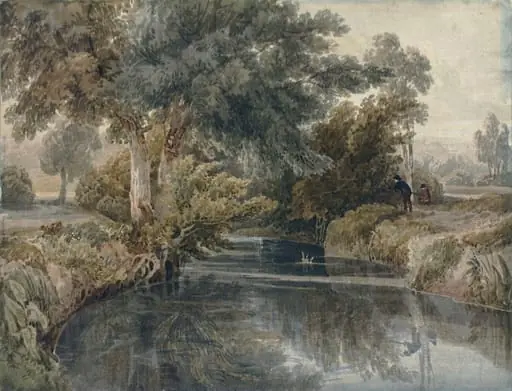 Riverscape, by Unknown