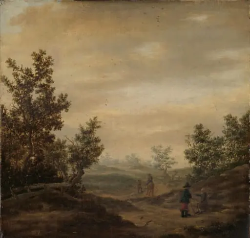 Road in the Dunes, by Unknown