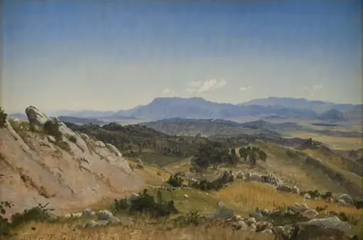 Rocky Hills near Civitella, by Unknown