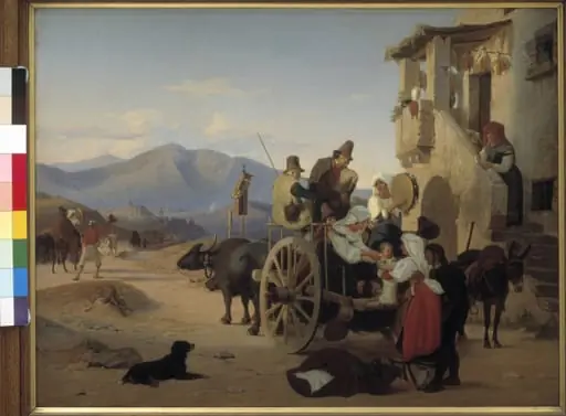 Roman Peasants Going to Market, by Unknown