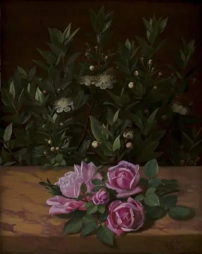 Roses and Myrtles, by Unknown