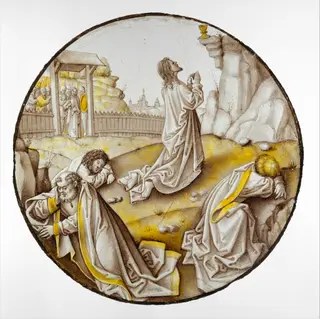 Roundel with Agony in the Garden, by Unknown, 1515