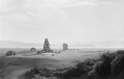 Ruins in the Roman Campagna, by Unknown