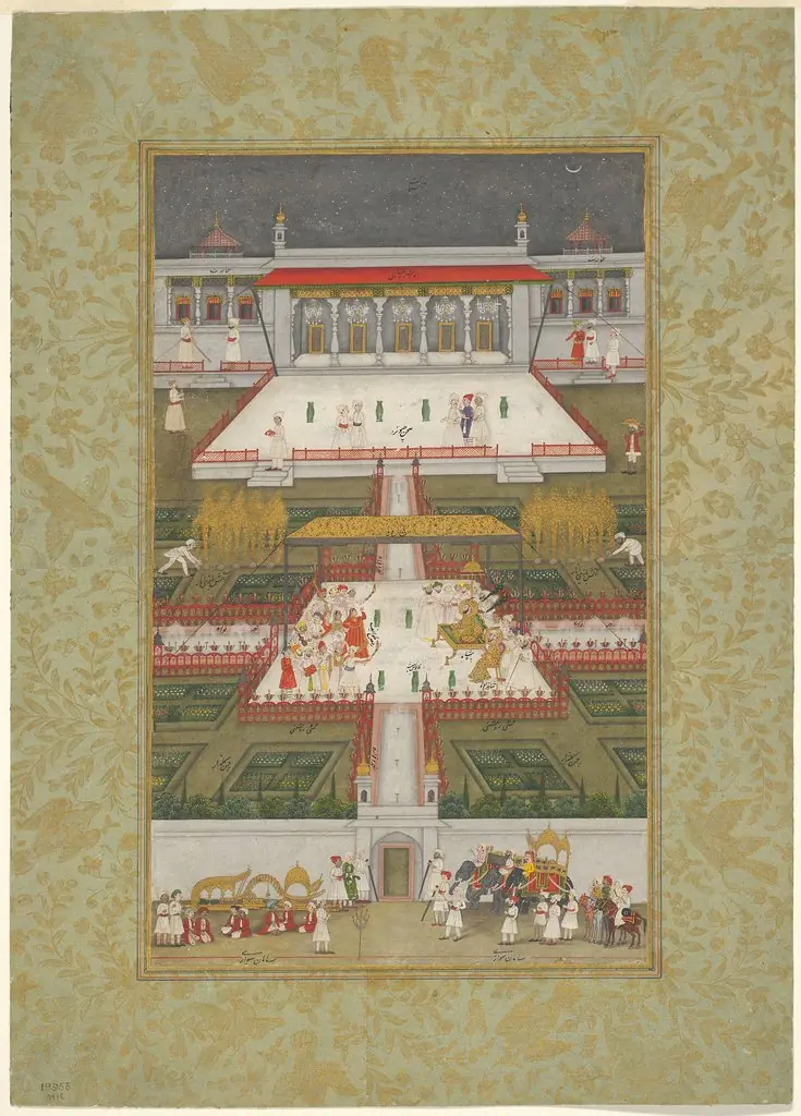 Ruler Entertained by Dancers in a Paradise Garden, by Unknown