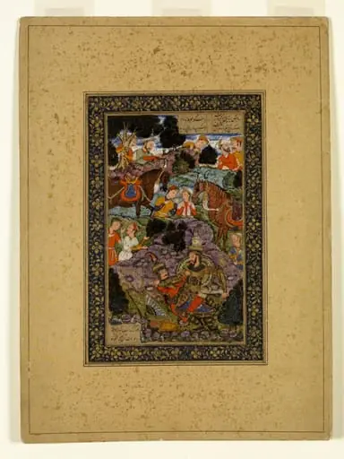 Rustam and Sohrab, by Unknown
