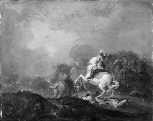Rytterfægtning, by Unknown