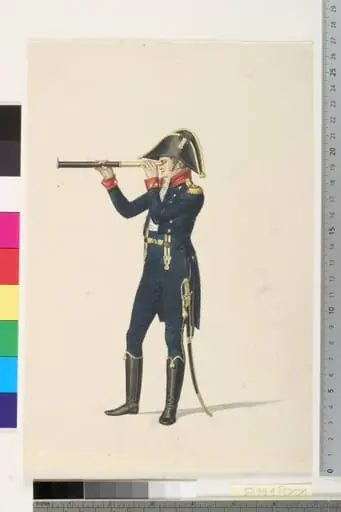 Søofficer, by Unknown