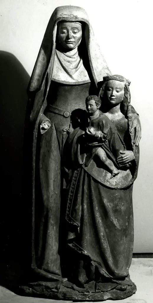 Saint Anne with the Virgin and Child, by Unknown, 1500