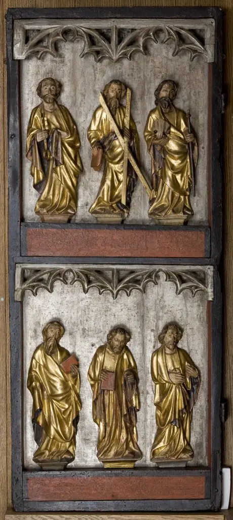 Saint Apostles (reverse: Christ – Man of Sorrows). The left panel of the retable from Stary Żywiec, by Unknown