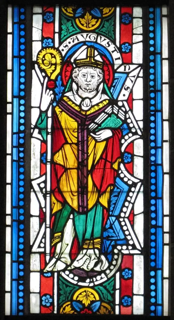 Saint Augustine, by Unknown, 1350