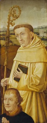 Saint Bernard with Donor [obverse], by Unknown