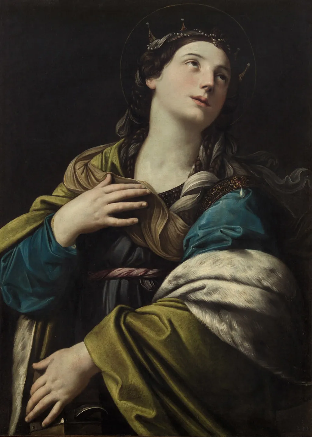 Saint Catherine, by Unknown, unspecified, 1612